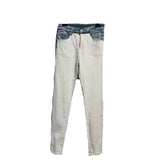 Jeans bicolor blancos 18