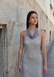 Vestido Tul Rayas B/n