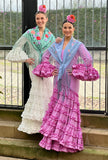 Traje de Flamenca Blanco