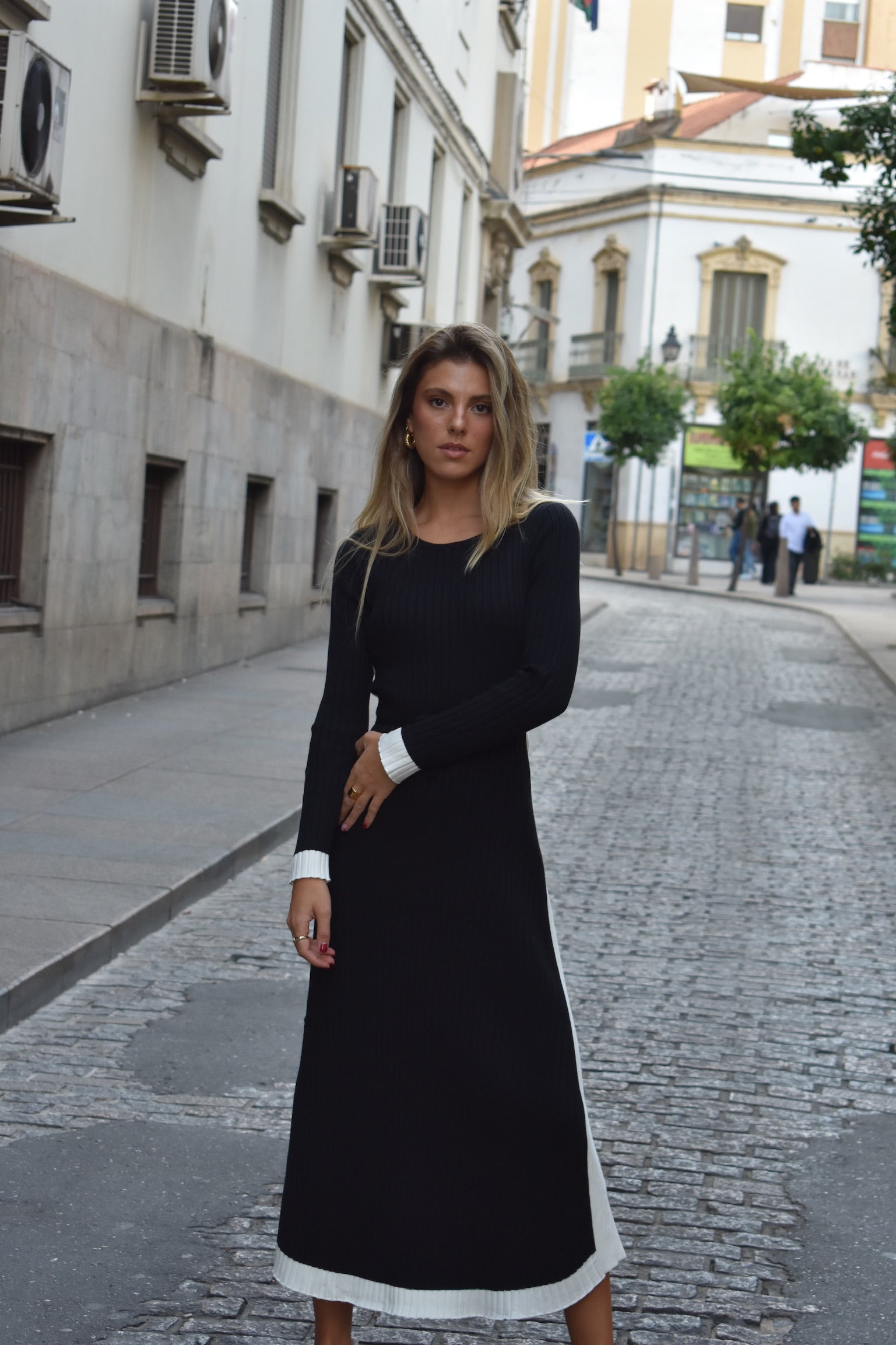 Vestido canale shops negro