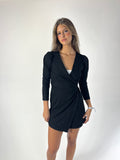 Vestido negro corto