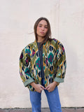 Kimono terciopelo lima estampado