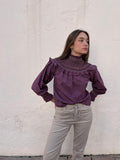 Blusa escote glitter