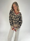 Jersey punto leopardo